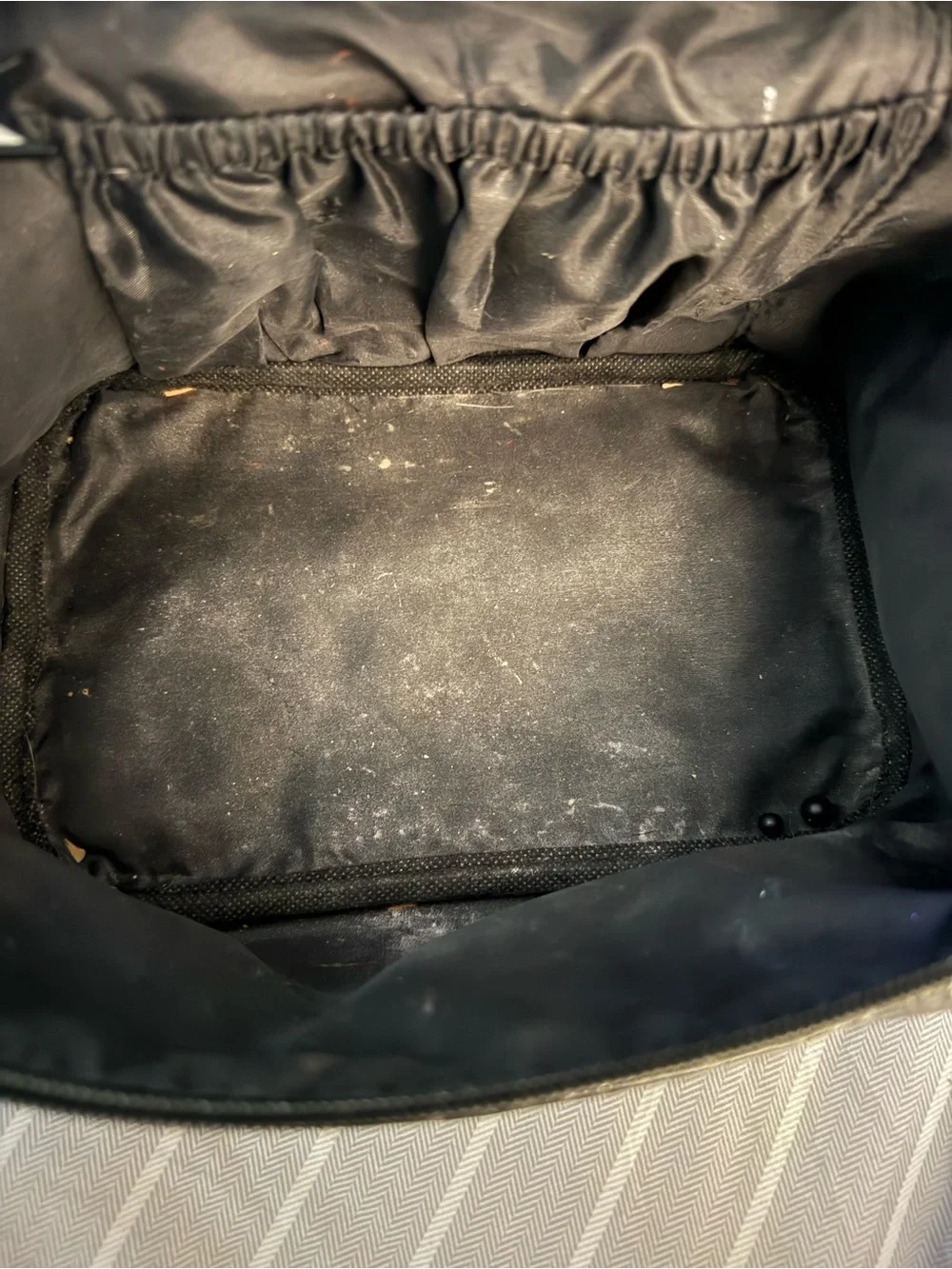 Jeffree Star Black Marble makeup bag